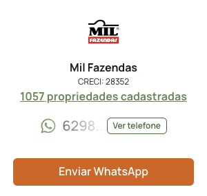 Fazenda em Ponte Alta do Tocantins - Tocantins – Mil Fazendas